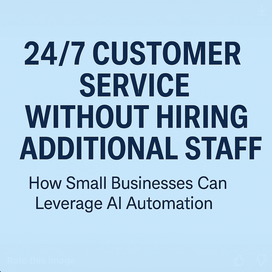 24/7 Customer Service Without Hiring Additional Staff: How SMBs Can Leverage AI Automation